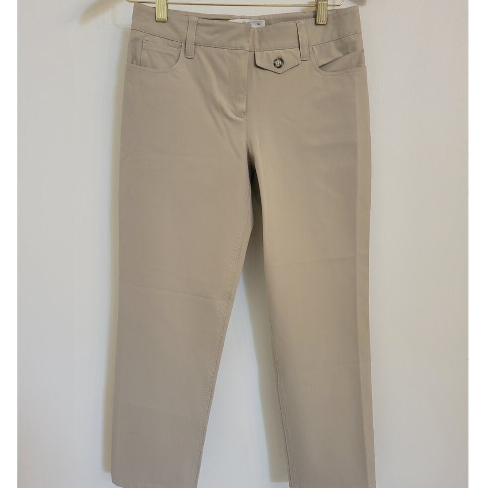 Vintage 2000' Prada Crop Beige Khaki Pants SZ 38